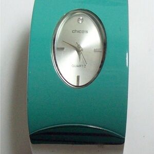 155 Chico's Silver Stainless Steel Watch